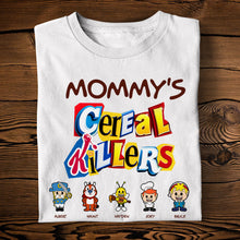 Load image into Gallery viewer, Mommy's Cereal Killers - Personalized Gift for Mom Shirts PopCulturePrints