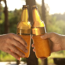 Load image into Gallery viewer, To Dad - The Reasons You Drink - Personalized Leather Can Cooler - Unique Gift for Dad and Grandpa Leather Can Cooler PopCulturePrints