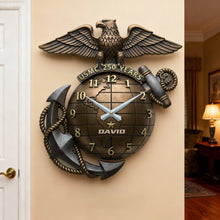 Load image into Gallery viewer, Celebrate 250 Years of Service - Personalized Wall Clock for Veterans Hanging Wall Clock PopCulturePrints