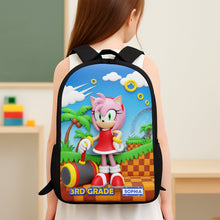 Load image into Gallery viewer, “Speed into Adventure!” Personalized Power Up Characters School Bag for Kids - Ideal Custom Gift for Birthdays and Back to School Backpack PopCulturePrints