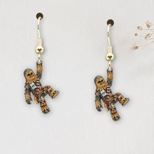 Load image into Gallery viewer, “Join the Galactic Fun!” – Funny Hanging Galactic Characters Earrings - Personalized Gifts for Movie Fans Earrings PopCulturePrints