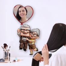 Load image into Gallery viewer, Forever Together - Personalized Couple Wall Hanging Mirror Mirror PopCulturePrints