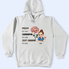 Load image into Gallery viewer, Legend Wife Mom Grandma Birth Month Flower - Personalized T Shirt T-shirt PopCulturePrints