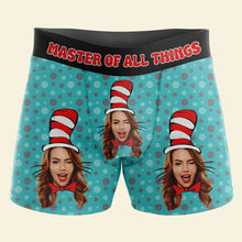 Load image into Gallery viewer, Custom Couple's Boxers & Briefs - Master of All Things Boxer Briefs PopCulturePrints