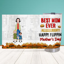 Load image into Gallery viewer, BEST MOM EVER! Personalized Tumbler – Custom Gift for Mom & Grandma Tumbler Cup PopCulturePrints