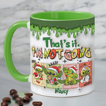 Load image into Gallery viewer, Personalized Alien Christmas Mug - Fun Holiday Gift Coffee Mug PopCulturePrints