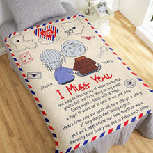 Load image into Gallery viewer, Personalized Love Mail Blanket | Unique Valentine's Day Gifts for Couples Blanket PopCulturePrints