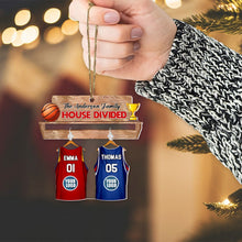 Load image into Gallery viewer, Custom Basketball Family Christmas Ornament Ornament PopCulturePrints