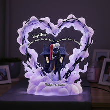 Load image into Gallery viewer, Together: From Our First Kiss Till Our Last Breath - Personalized Acrylic Light Box for Couples Light Box PopCulturePrints