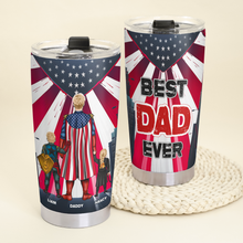 Load image into Gallery viewer, Best Dad Ever - Personalized Tumbler for Dad Tumbler Cup PopCulturePrints