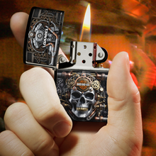 Load image into Gallery viewer, Ignite Your Spirit - Badass Biker Lighter - Personalized Gift for Motorcycle Lovers Lighter PopCulturePrints