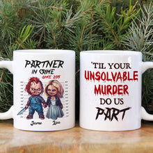 Load image into Gallery viewer, Darkly Romantic Personalized Couple Mugs - Unique Valentine's Day Gifts Coffee Mug PopCulturePrints