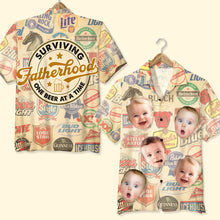 Load image into Gallery viewer, Custom Hawaiian Shirt for Dad with Personalized Photos Hawaiian Shirts PopCulturePrints