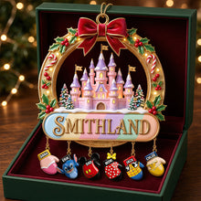 Load image into Gallery viewer, Bringing Family Joy This Christmas - Personalized Gloves Family Ornament