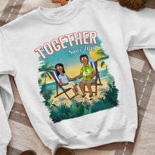Load image into Gallery viewer, Together Forever - Personalized Couple Shirt Shirts PopCulturePrints