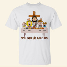 Load image into Gallery viewer, Personalized Christian Family Shirt - You Can Sit With Us Shirts PopCulturePrints