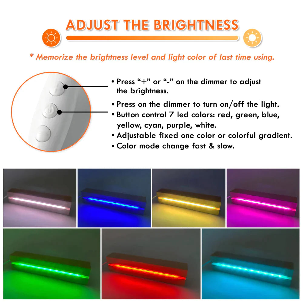 Super Mom Personalized 3D LED Light - Custom Christmas Gift for Kids Led Night Light PopCulturePrints
