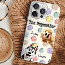 Load image into Gallery viewer, Believe in the Dogmother Love - Personalized Clear Phone Case for Pet Lovers Clear Phone Case PopCulturePrints