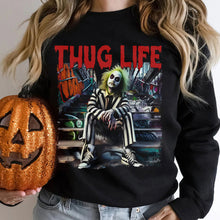 Load image into Gallery viewer, Thug Life Halloween Shirt for Horror Fans Shirts PopCulturePrints