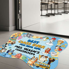 Load image into Gallery viewer, Best Class Ever Doormat - Personalized Gift for Teachers, Students and Classroom Lovers Doormat PopCulturePrints