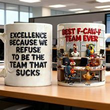 Load image into Gallery viewer, Excellence Quote Coffee Mug - Personalized Gifts for Coworkers Coffee Mug PopCulturePrints