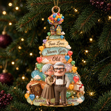 Load image into Gallery viewer, True Love Never Gets Old - Personalized Christmas Ornament for Couples Ornament PopCulturePrints