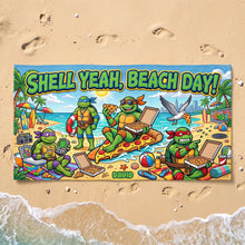 Load image into Gallery viewer, Shell Yeah, Beach Day Beach Towel - Personalized Gifts 04tyqn160726 Beach Towel PopCulturePrints