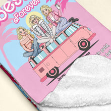 Load image into Gallery viewer, Personalized Besties Forever Blanket with Custom Names Blanket PopCulturePrints