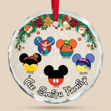 Load image into Gallery viewer, Custom Family Christmas Ornament - Disney Inspired Design Ornament PopCulturePrints