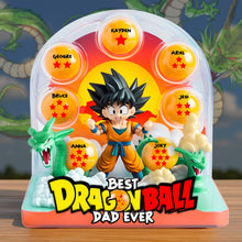 Load image into Gallery viewer, Best Dragon Ball Dad Ever - Personalized Acrylic Plaque for Dads & Grandpas Shaped Plaques PopCulturePrints