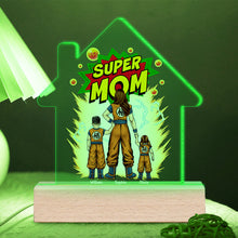 Load image into Gallery viewer, Super Mom Personalized LED Light - Dragon Warrior Theme Led Night Light PopCulturePrints