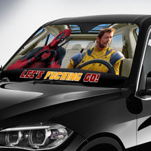Load image into Gallery viewer, Epic Road Trip - Superhero Car Sunshade Car Sunshade PopCulturePrints