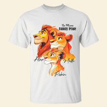 Load image into Gallery viewer, "Embrace the Roar of Family Love" - Personalized Lion Family Pride Shirt - Custom Gift for Family, Friends, and Loved Ones Shirts PopCulturePrints