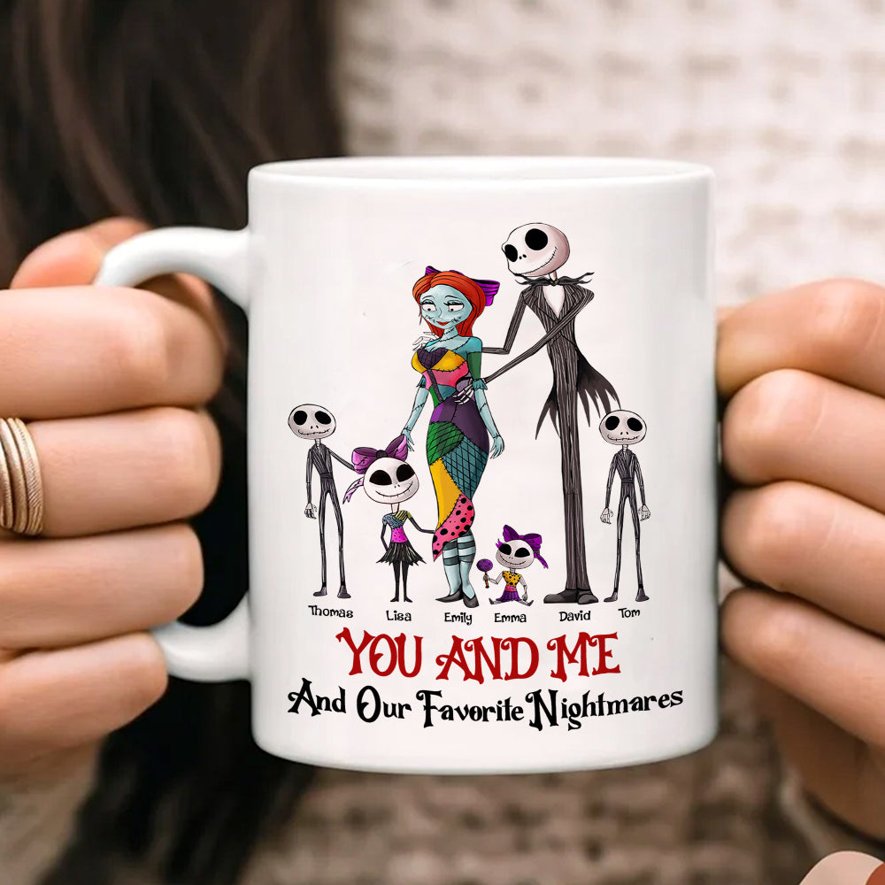 Personalized You And Me Family Nightmare Coffee Mug Coffee Mug PopCulturePrints