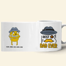 Load image into Gallery viewer, Best Dad Ever Personalized Mug with Custom Names Coffee Mug PopCulturePrints