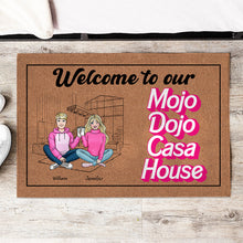 Load image into Gallery viewer, Custom Mojo Dojo Casa House Welcome Mat | Personalized Door Mat - Valentine's Day Gifts Doormat PopCulturePrints