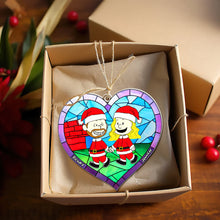 Load image into Gallery viewer, Personalized Christmas Ornament for Couples - Unique Holiday Gift & Valentine's Day Gifts Ornament PopCulturePrints