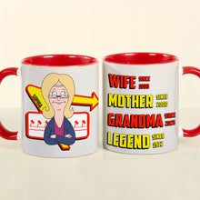 Load image into Gallery viewer, Celebrate the Legend: Personalized Grandma Coffee Mug - Custom Gift for Mom and Wife Coffee Mug PopCulturePrints