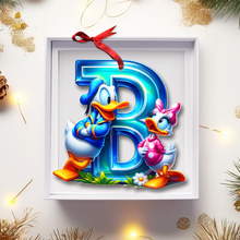 Load image into Gallery viewer, Custom Christmas Couple Ornament - Personalized Alphabet Design | Valentine's Day Gifts Ornament PopCulturePrints