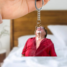 Load image into Gallery viewer, Funny Meme Character Keychain - Red Shirt Keychains PopCulturePrints
