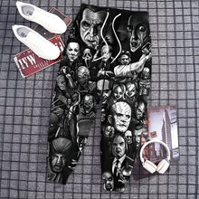 Load image into Gallery viewer, Horror Fans Jogger Sweatpants - Unique Prints for Movie Buffs Shorts and Pants PopCulturePrints