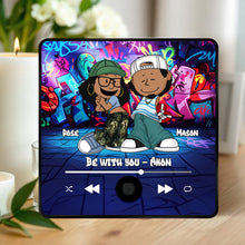 Load image into Gallery viewer, Personalized Cartoon Couple Fridge Magnet - Custom Music & Photo Gift Fridge Magnet PopCulturePrints