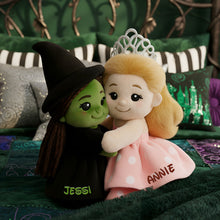Load image into Gallery viewer, Bestie Hugs Shaped Pillow - A Personalized Gift for Best Friends to Celebrate Friendship Pillow PopCulturePrints