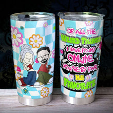 Load image into Gallery viewer, Y2K Style Cartoon Couples Personalized Tumbler - Unique Gifts for Couples Tumbler Cup PopCulturePrints