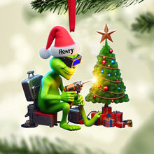 Load image into Gallery viewer, Personalized Welder Valentine's Day Gifts | Custom Holiday Gift Ornament PopCulturePrints