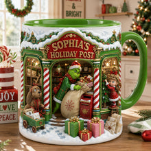 Load image into Gallery viewer, "Spread Holiday Cheer!" - Personalized Holiday Post Coffee Mug - Custom Gift for Friends, Family & Loved Ones