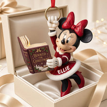 Load image into Gallery viewer, Whimsical Bookish Christmas Acrylic Ornament - Personalized Christmas Gifts For Reading Lovers 02padt091026 Ornament PopCulturePrints