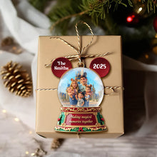 Load image into Gallery viewer, Making Magical Memories Together - Custom Photo Christmas Ornament for Family & Friends Ornament PopCulturePrints