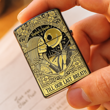 Load image into Gallery viewer, Till Our Last Breath - Personalized Skeleton Couple Lighter Lighter PopCulturePrints