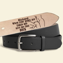 Load image into Gallery viewer, Personalized Couple's Secret Message Belt Belts PopCulturePrints
